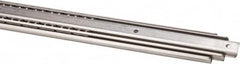 Sugatsune - 27-9/16" Slide Length, 28-3/4" Travel Length, Stainless Steel Ball Bearing Slide - 155 Lb Capacity at Full Extension - A1 Tooling