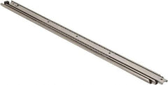 Sugatsune - 31-1/2" Slide Length, 32-5/8" Travel Length, Stainless Steel Ball Bearing Slide - 140 Lb Capacity at Full Extension - A1 Tooling