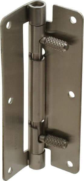 Sugatsune - 3-15/16" Long x 1-31/32" Wide x 1/16" Thick, Quick Release Hinge - Stainless Steel, Polished Finish - A1 Tooling