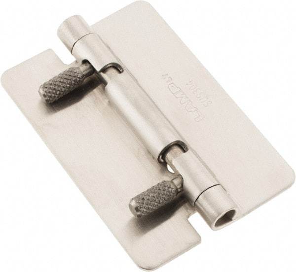 Sugatsune - 2-61/64" Long x 1-31/32" Wide x 1/16" Thick, Quick Release Hinge - Stainless Steel, Polished Finish - A1 Tooling