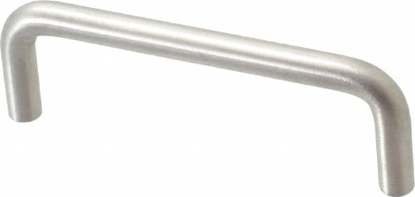 Sugatsune - 5/16" Handle Diam, Satin Finish Stainless Steel Drawer Pull - 1-11/32" Projection, 3-1/2" Center to Center, 316 Grade, 3-13/16" Wide - A1 Tooling