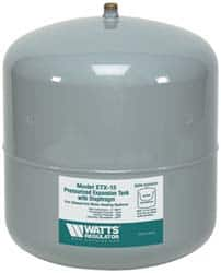 Watts - 6.0 Gallon Capacity, 15 Gallon Tank, 16 Inch Diameter, 20-13/16 Inch High, 1/2 Inch Port, Expansion Tank - Steel, Polymer Coating - A1 Tooling