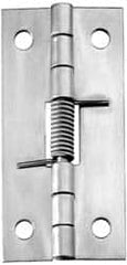 Value Collection - 1-1/4" Long x 3/4" Wide x 0.025" Thick, Spring Hinge - Stainless Steel - A1 Tooling