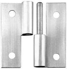 Made in USA - 2" Long x 1.68" Wide x 0.08" Thick, Slip Joint Hinge - Stainless Steel - A1 Tooling