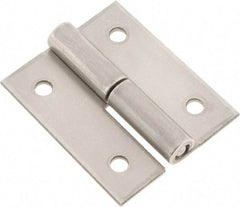 Made in USA - 2" Long x 1.68" Wide x 0.08" Thick, Slip Joint Hinge - Stainless Steel - A1 Tooling