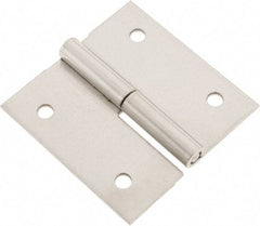 Made in USA - 2-1/2" Long x 2-1/2" Wide x 0.075" Thick, Slip Joint Hinge - Stainless Steel - A1 Tooling