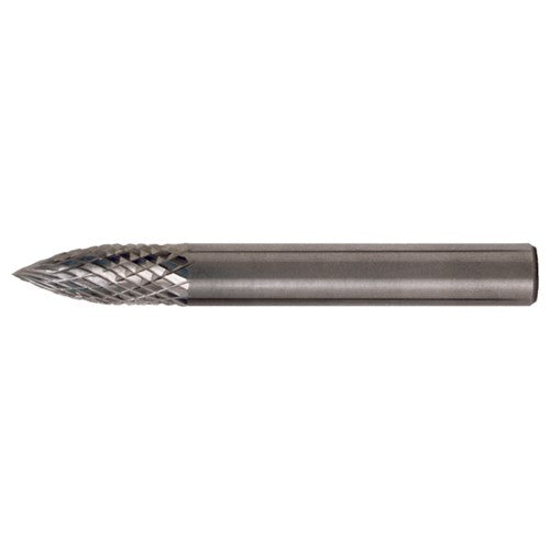 SG-6 Double Cut Solid Carbide Bur-Pointed Tree Shape