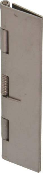 Value Collection - 3-1/2" Long x 1-1/2" Wide x 0.04" Thick, Spring Hinge - Stainless Steel - A1 Tooling