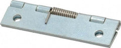 Value Collection - 2" Long x 1" Wide x 0.04" Thick, Closing Spring Hinge - Steel, Zinc Plated Finish - A1 Tooling