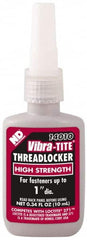 Vibra-Tite - 10 mL Bottle, Red, High Strength Liquid Threadlocker - Series 140, 24 hr Full Cure Time, Hand Tool, Heat Removal - A1 Tooling