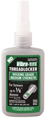 Vibra-Tite - 50 mL Bottle, Green, Medium Strength Liquid Threadlocker - Series 150, 24 hr Full Cure Time, Hand Tool Removal - A1 Tooling