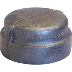 Black Cap: 1/4″, 300 psi, Threaded Malleable Iron, Galvanized Finish, Class 300