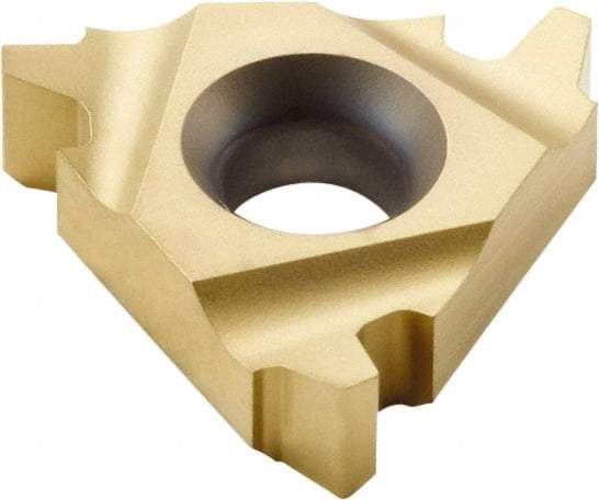 Seco - 16NR Internal Right Hand Trapez Laydown Threading Insert - Grade CP500, TiAlN/TiN Coated Carbide, 9.53mm Inscribed Circle - A1 Tooling