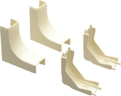 Wiremold - 13/16 Inch Long x 2-1/8 Inch Wide x Raceway Elbow End - Ivory, For Use with ECLIPSE PN03 Series Raceways - A1 Tooling