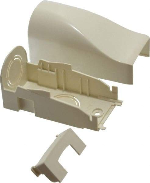 Wiremold - 1-11/16 Inch Long x 3-7/8 Inch Wide x 7/8 Inch High, Rectangular Raceway Fitting - Ivory, For Use with ECLIPSE PN10 Series Raceways - A1 Tooling