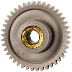 Made in USA - 32 Pitch, 1-5/16" Pitch Diam, 1-3/8" OD, 42 Tooth Spur Gear - 3/16" Face Width, 1/2" Bore Diam, 39/64" Hub Diam, 20° Pressure Angle, Acetal - A1 Tooling