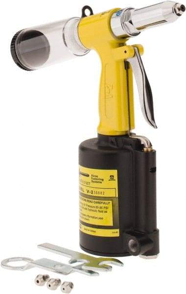 Marson - Up to 3/16" Capacity, Trigger Air Riveter - 0.551" Long Stroke, 1/4" Inlet, V-2 - A1 Tooling