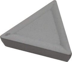 Interstate - TPMR321 Grade I22 Carbide Turning Insert - Uncoated, 60° Triangle, 3/8" Inscr Circle, 1/8" Thick, 1/64" Corner Radius - A1 Tooling