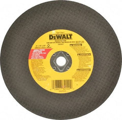 DeWALT - 8" Aluminum Oxide Cutoff Wheel - 1/8" Thick, 5/8" Arbor, 7,600 Max RPM, Use with Circular Saws - A1 Tooling