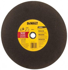 DeWALT - 12" Aluminum Oxide Cutoff Wheel - 1/8" Thick, 20mm Arbor, 6,400 Max RPM, Use with Circular Saws - A1 Tooling