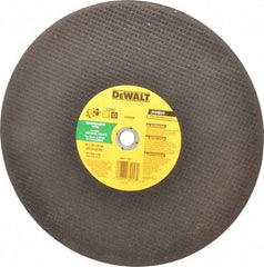 DeWALT - 14" Silicon Carbide Cutoff Wheel - 1/8" Thick, 20mm Arbor, 5,500 Max RPM, Use with Circular Saws - A1 Tooling