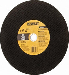 DeWALT - 12" Silicon Carbide Cutoff Wheel - 5/32" Thick, 1" Arbor, 6,400 Max RPM, Use with Circular Saws - A1 Tooling