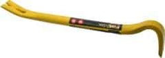 Stanley - 14" OAL Wrecking Bar - 1-1/16" Wide, Forged Steel - A1 Tooling