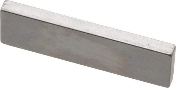 Mitutoyo - 0.101" Rectangular Steel Gage Block - Accuracy Grade AS-1, Includes Certificate of Inspection - A1 Tooling