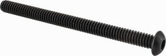 Value Collection - 1/4-20 UNC Hex Socket Drive, Button Screw - Alloy Steel, Black Oxide Finish, Fully Threaded, 3-1/4" Length Under Head - A1 Tooling