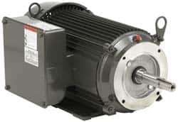 US Motors - 1/2 hp, TEFC Enclosure, Auto Thermal Protection, 3,450 RPM, 115/208-230 Volt, 60 Hz, Industrial Electric AC/DC Motor - Size 56C Frame, C-Face Mount, 1 Speed, Ball Bearings, 7.8/4.1-3.9 Full Load Amps, B Class Insulation, Reversible - A1 Tooling