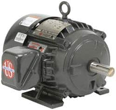 US Motors - 150 hp, TEFC Enclosure, No Thermal Protection, 3,575 RPM, 460 Volt, 60 Hz, Three Phase Premium Efficient Motor - Size 445 Frame, Rigid Mount, 1 Speed, Ball Bearings, 176 Full Load Amps, F Class Insulation, CCW Lead End - A1 Tooling