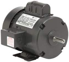 US Motors - 3/4 hp, TEFC Enclosure, Auto Thermal Protection, 3,450 RPM, 115/230 Volt, 60 Hz, Single Phase Permanent Split Capacitor (PSC) Motor - Size 56 Frame, Rigid Mount, 1 Speed, Ball Bearings, 9.8/4.9 Full Load Amps, A Class Insulation, Reversible - A1 Tooling