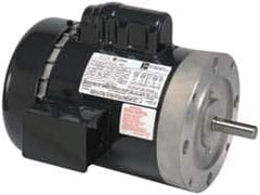 US Motors - 1/2 hp, TEFC Enclosure, No Thermal Protection, 1,725 RPM, 115/230 Volt, 60 Hz, Single Phase Permanent Split Capacitor (PSC) Motor - Size 56C Frame, C-Face Mount, 1 Speed, Ball Bearings, 9.0/4.5 Full Load Amps, B Class Insulation, Reversible - A1 Tooling