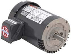 US Motors - 1 hp, Totally Enclosed Fan Cooled, No Thermal Protection, 1,140 RPM, 208-230/460 Volt, 60 Hz, Polyphase Motor - Size 56C Frame, C-Face Mount, 1 Speed, Ball Bearings, 3.7-3.8/1.9 Full Load Amps, B Class Insulation - A1 Tooling