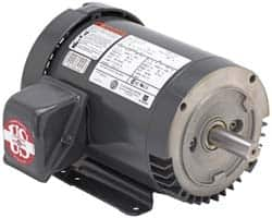 US Motors - 15 hp, TEFC Enclosure, No Thermal Protection, 1,775 RPM, 208-230/460 Volt, 60 Hz, Three Phase Energy Efficient Motor - Size 254 Frame, Rigid Mount, 1 Speed, Ball Bearings, 41-38/18.9 Full Load Amps, F Class Insulation, Reversible - A1 Tooling