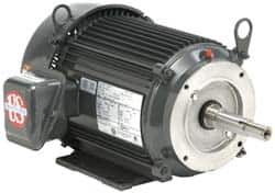 US Motors - 15 hp, TEFC Enclosure, No Thermal Protection, 1,770 RPM, 208-230/460 Volt, 60 Hz, Three Phase Standard Efficient Motor - Size 254JM Frame, Rigid Mount, 1 Speed, Ball Bearings, 42-37/18.7 Full Load Amps, F Class Insulation, Reversible - A1 Tooling