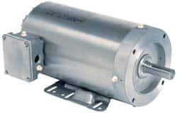 US Motors - 1/2 hp, TEFC Enclosure, No Thermal Protection, 1,755 RPM, 208-230/460 Volt, 60 Hz, Three Phase Energy Efficient Motor - Size 56HC Frame, Rigid Mount, 1 Speed, Ball Bearings, 1.8-1.9/1 Full Load Amps, F Class Insulation, Reversible - A1 Tooling