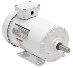 US Motors - 1 hp, TEFC Enclosure, No Thermal Protection, 1,140 RPM, 208-230/460 Volt, 60 Hz, Three Phase Standard Efficient Motor - Size 145T Frame, Rigid Mount, 1 Speed, Ball Bearings, 3.9-4.0/2.0 Full Load Amps, F Class Insulation, Reversible - A1 Tooling