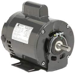 US Motors - 1/3 hp, ODP Enclosure, No Thermal Protection, 1,140 RPM, 115/230 Volt, 60 Hz, Single Phase Permanent Split Capacitor (PSC) Motor - Size 56 Frame, Cradle Mount, 1 Speed, Ball Bearings, 7.4/3.7 Full Load Amps, B Class Insulation, Reversible - A1 Tooling