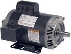 US Motors - 5 hp, ODP Enclosure, 1,740 RPM, 230 Volt, 60 Hz, Industrial Electric AC/DC Motor - Size 213 Frame, Horizontal-Footed Mount, 1 Speed, Ball Bearings, 22.0 Full Load Amps, F Class Insulation - A1 Tooling