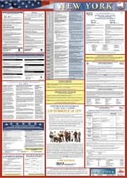 NMC - 24" Wide x 40" High Laminated Paper Labor Law Information Poster - New York Jurisdiction, 0.03" Thick, Spanish - A1 Tooling