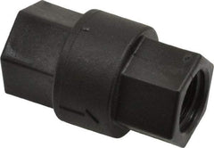 Specialty Mfr - 3/8" Polypropylene Check Valve - Inline, FNPT x FNPT, 125 WOG - A1 Tooling