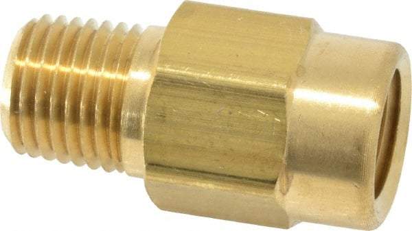 Specialty Mfr - 1/4" Brass Check Valve - Inline, FNPT x MNPT, 500 WOG - A1 Tooling