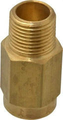 Specialty Mfr - 1/2" Brass Check Valve - Inline, FNPT x MNPT, 500 WOG - A1 Tooling