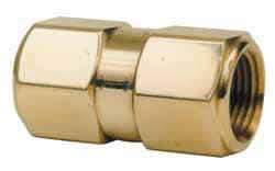 Specialty Mfr - 3/8" Brass Check Valve - Inline, FNPT x FNPT, 1,200 WOG - A1 Tooling