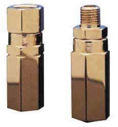 Specialty Mfr - 3/8" Brass Check Valve - Inline, FNPT x MNPT, 3,000 WOG - A1 Tooling