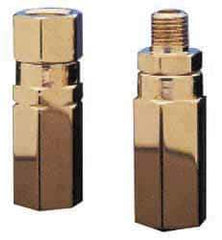 Specialty Mfr - 3/8" Brass Check Valve - Inline, MNPT x FNPT, 3,000 WOG - A1 Tooling