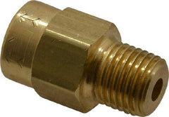 Specialty Mfr - 1/4" Brass Check Valve - Inline, MNPT x FNPT, 2,500 WOG - A1 Tooling