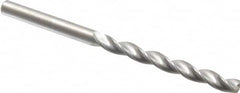 M.A. Ford - #18 150° Solid Carbide Jobber Drill - Bright Finish, Right Hand Cut, Parabolic Flute, Straight Shank, 2-3/4" OAL, Standard Point - A1 Tooling