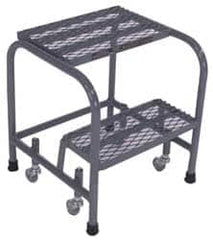 Cotterman - 20" 2 Step Ladder - 350 Lb Capacity, 20" Platform Height, 18" Base Width x 19" Depth, Grip Strut - A1 Tooling